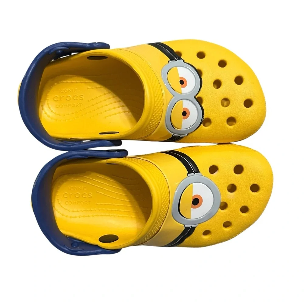 CROCS C12 Funlab “I Am Minions”Despicable Me Classic Clog Sandals Water Shoes